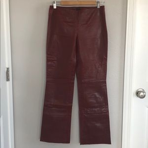 Theory leather pants.